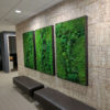 green wall art project